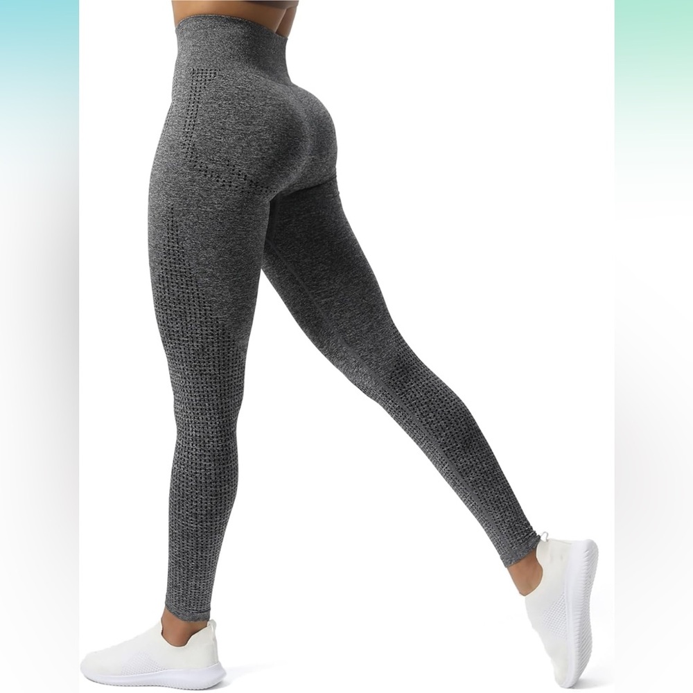 Aoxjox High Waist Workout Vital Seamless Leggings - Picture 4 of 6